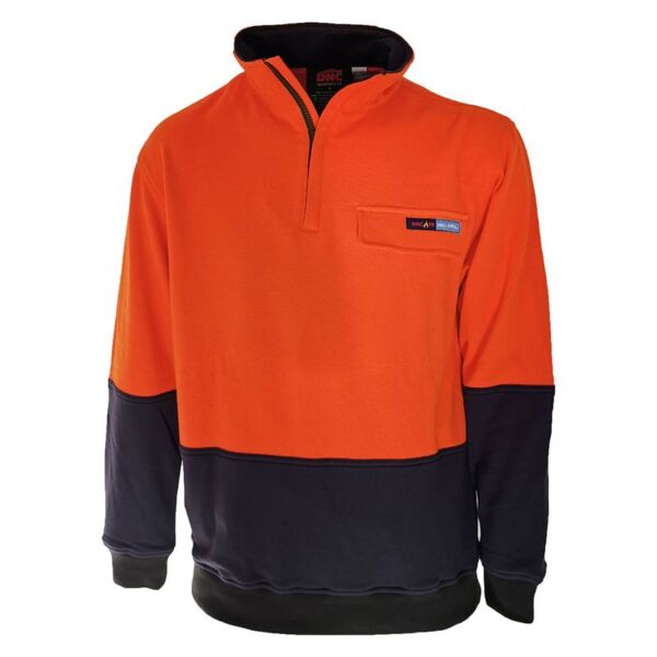 Hi Vis Half Zip FR & HRC2 Jumper Thumbnail