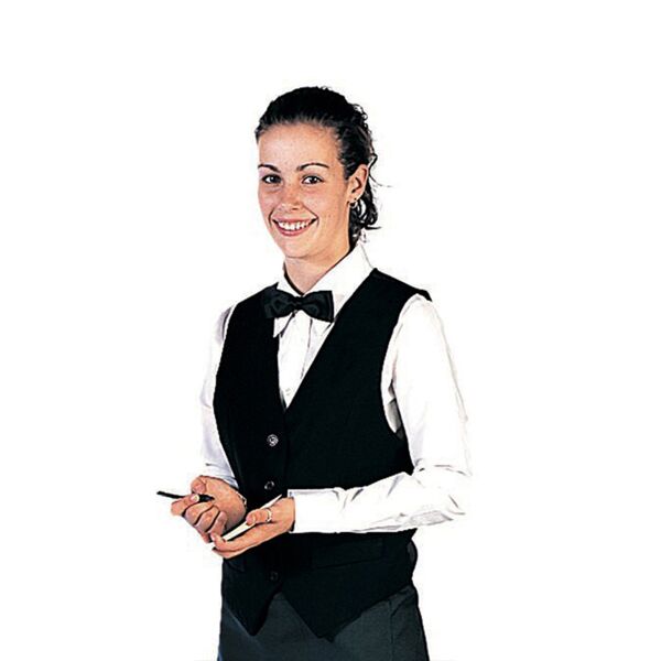 Womens Black Vest Thumbnail
