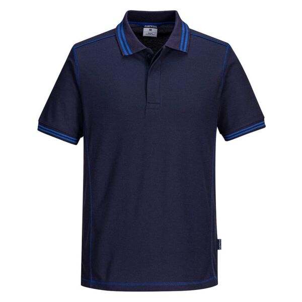 Two Tone Short Sleeve Polo Shirt Thumbnail