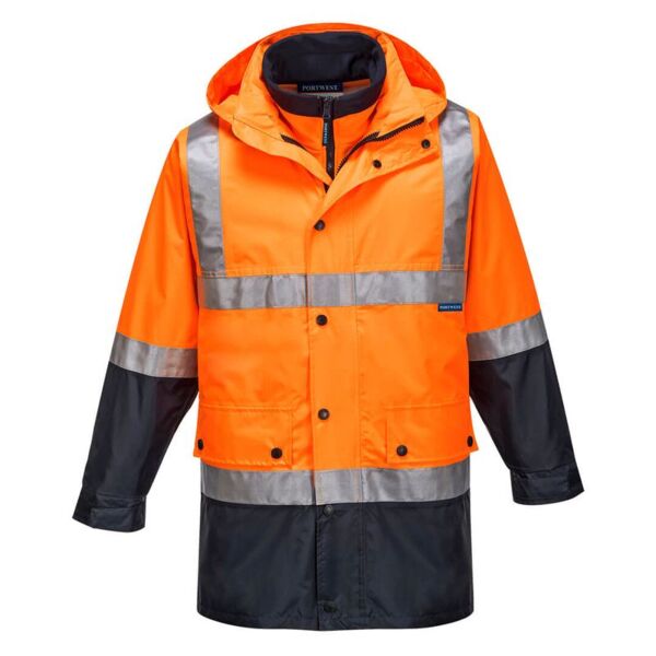 Eyre Hi-Vis 4-in-1 Contrast Jacket Thumbnail