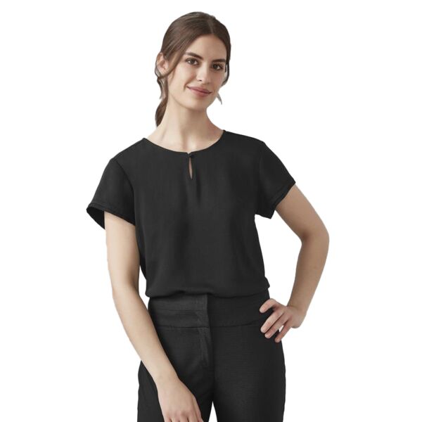 Womens Evelyn Short Sleeve Blouse Thumbnail