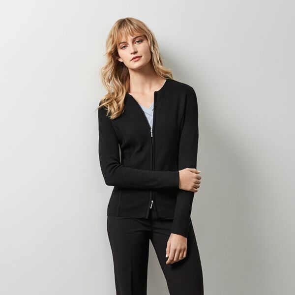 Womens 2-Way Zip Cardigan Thumbnail