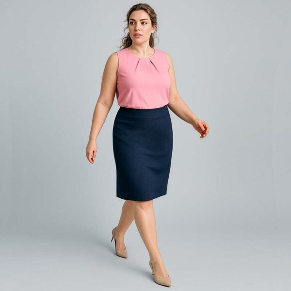 Womens Cool Stretch Relaxed Fit Lined Skirt Thumbnail