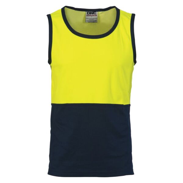 Cotton Back Two Tone Singlet Thumbnail